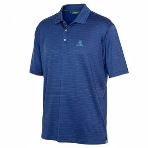 Bobby Jones Men's Golf Polo Blue Multi-color Pattern East Lake Golf Club Size XL